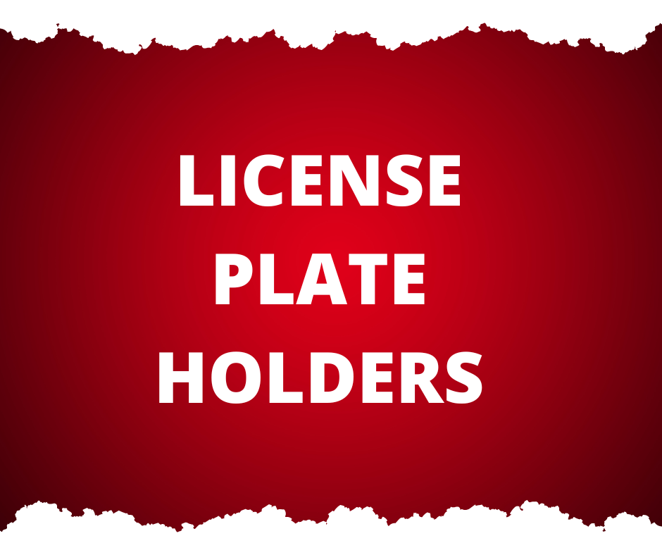 License Plate Holders